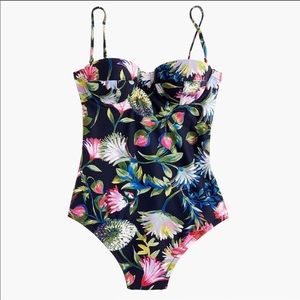 NWT J.Crew Floral Bathing suit